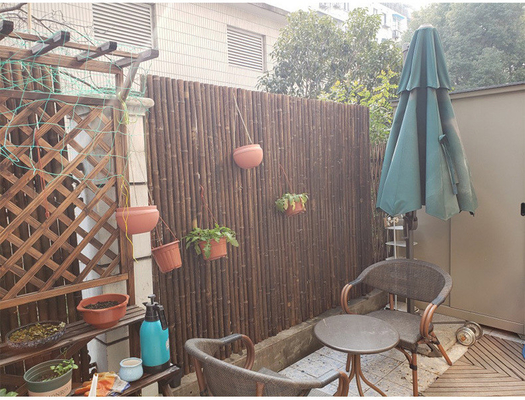 Jardin en bambou naturel de matière première clôturant des panneaux avec la longueur de 180cm 240cm
