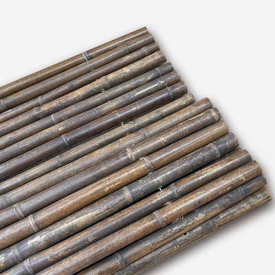 Barrière en bambou peinte matérielle en bambou naturelle Privacy Garden Border de Panels Rolled Bamboo de barrière