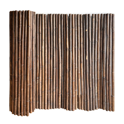 Barrière en bambou peinte matérielle en bambou naturelle Privacy Garden Border de Panels Rolled Bamboo de barrière
