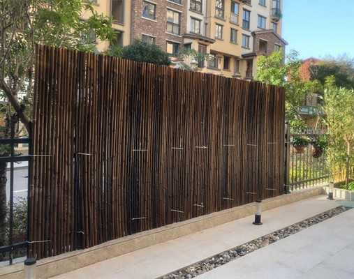 écran en bambou de 2x1.5m clôturant le jardin de lambrissage en bambou de Decotative d'arrière-cour