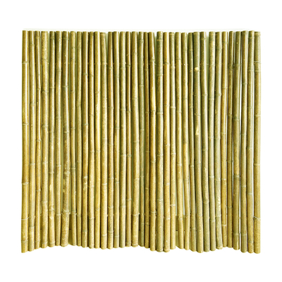 Clôture en bambou 1.5x1.5m décorative faite main naturelle de roulement d'arrière-cour de barrière