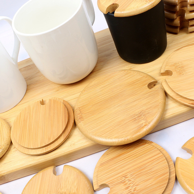 Le stockage en bois fait sur commande de biscuits de céréales de couvercles de Mildewproof cogne l'utilisation à la maison de cuisine