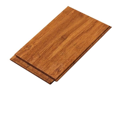 Plancher en bambou solide lisse carbonisé de brin avec l'agrafe cachée d'attache