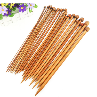 12Pcs a placé les aiguilles de tricotage en bambou légères de circulaire choisit le tricotage aigu pour le tricotage fait main de DIY