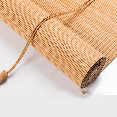 rideau coloré adapté aux besoins du client par protection solaire aveugle en bambou en rouleau de 1.8m pour la maison