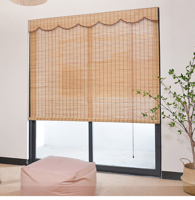 le petit pain en bambou 2m imperméable de lamelle de 1.5m aveugle Sun Roman Bamboo Blinds tissé par preuve