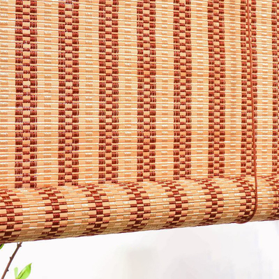 le petit pain en bambou 2m imperméable de lamelle de 1.5m aveugle Sun Roman Bamboo Blinds tissé par preuve