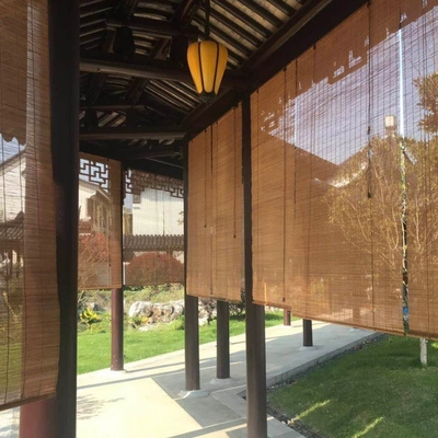 Le petit pain naturel en bambou aveugle la preuve de Windows Sun de bambou de taille de la longueur 2m de 1.5m