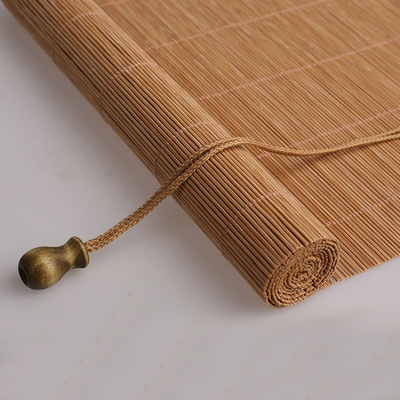 Le petit pain naturel en bambou aveugle la preuve de Windows Sun de bambou de taille de la longueur 2m de 1.5m