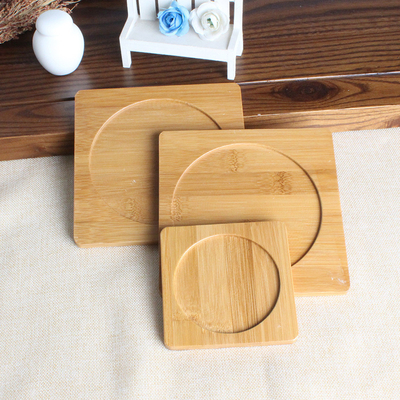 caboteurs en bambou en blanc de 9cm autour de tapis européen de style de soucoupe en bambou en usine de place