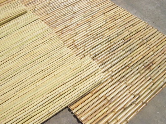 Clôture à rouleaux de bambou réglable pour jardin