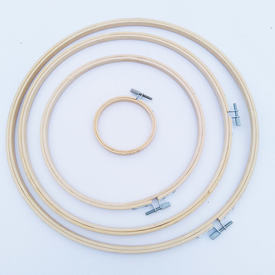 Bambous de broderie cercle croix de couture Hoop anneau pour la broderie et des fournitures de couture croisée