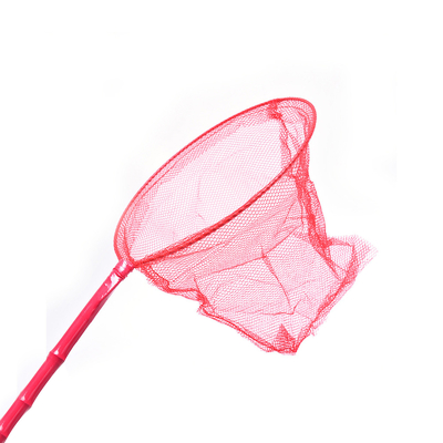 Réseau de papillons multi-couleur décoratif enfants Jouet de bambou poignée d'insecte Réseau de pêche pour enfants