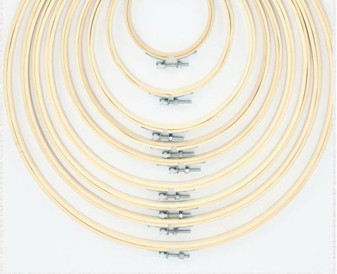 Ensemble de boucles brodées en bambou