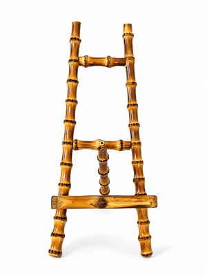 Support de bureau en bambou naturel avec fonction 3-en-1 pour visualiser le téléphone, la tablette et le livre sans mains