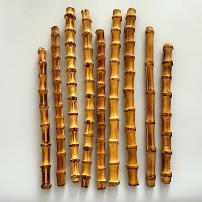 Matériau brut artisanal à base de racines de bambou naturelles faites à la main pour la décoration de jardin et la décoration intérieure